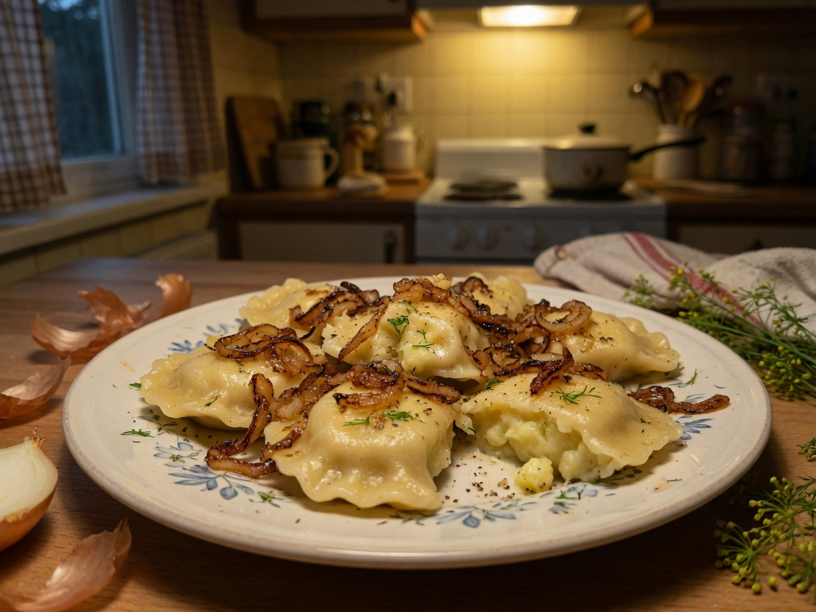 Pierogi z kapustą i grzybami (zestaw do przygotowania)